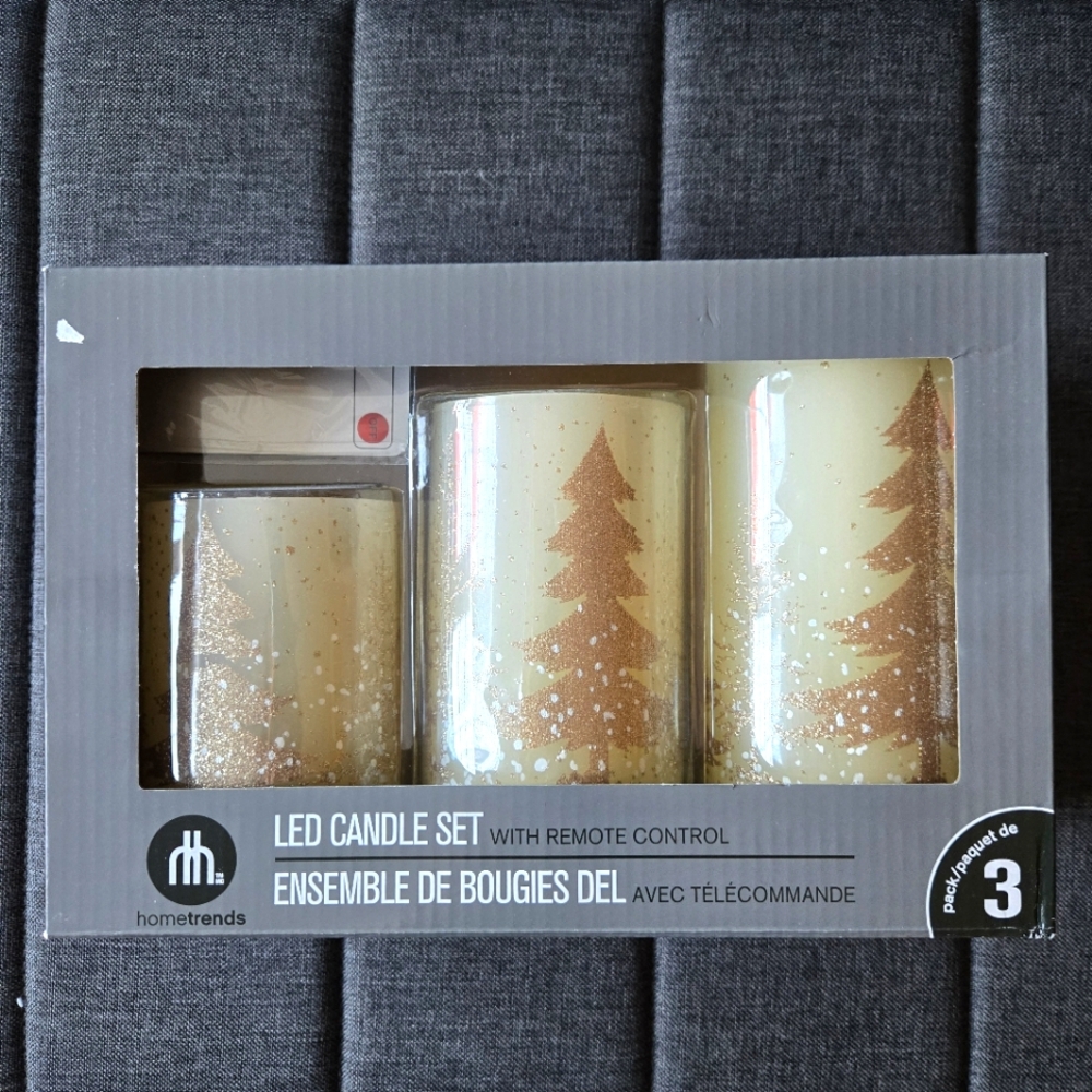 Hometrends LED Candle Set with Remote Control